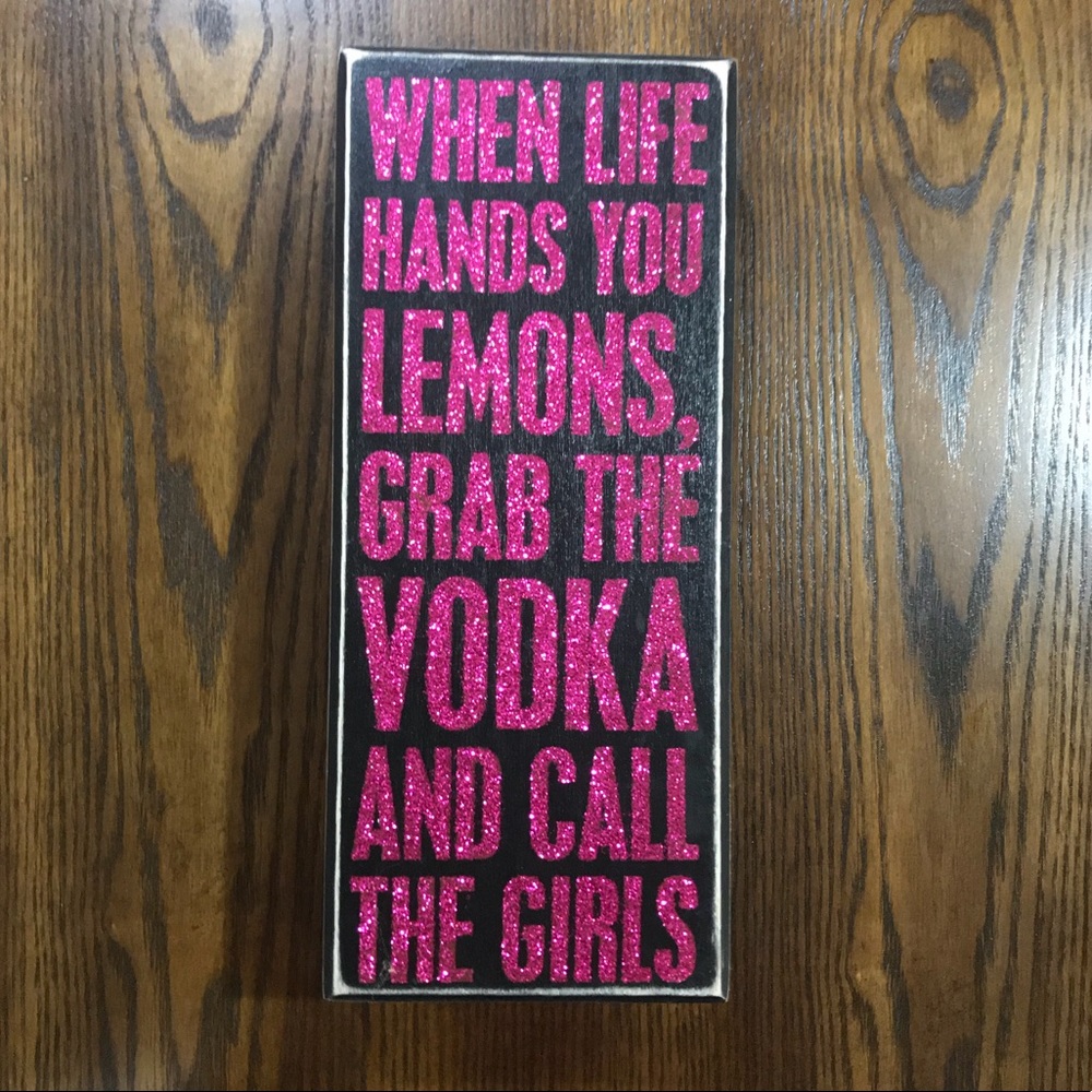 Glitter Saying Sign